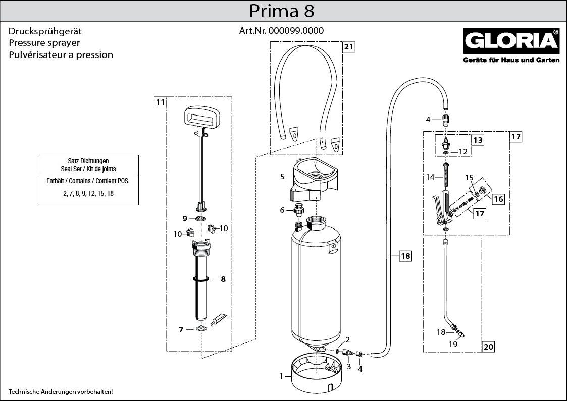 Prima 8 (ab 2019) Prima 8 (ab 2019)