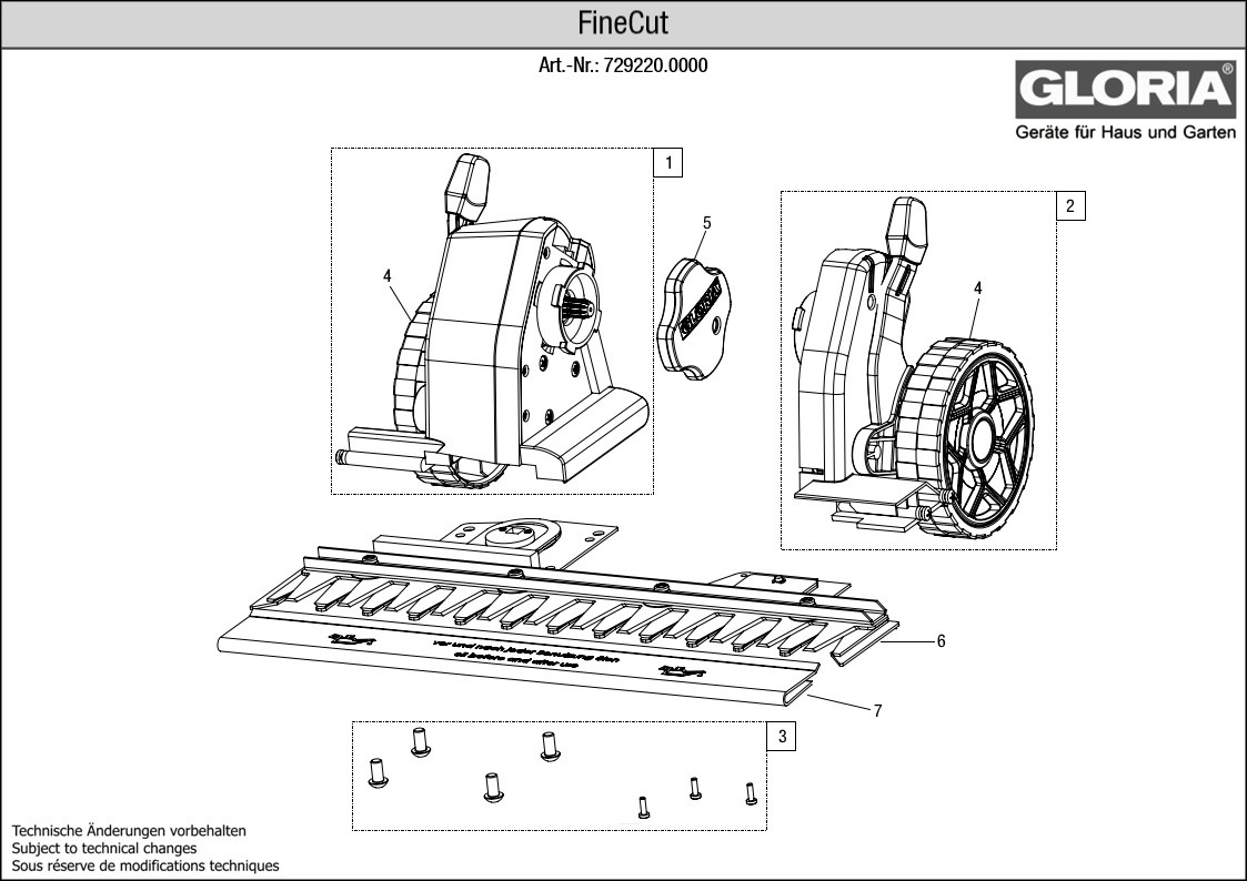 FineCut (Ersatzteile) FineCut (Ersatzteile)