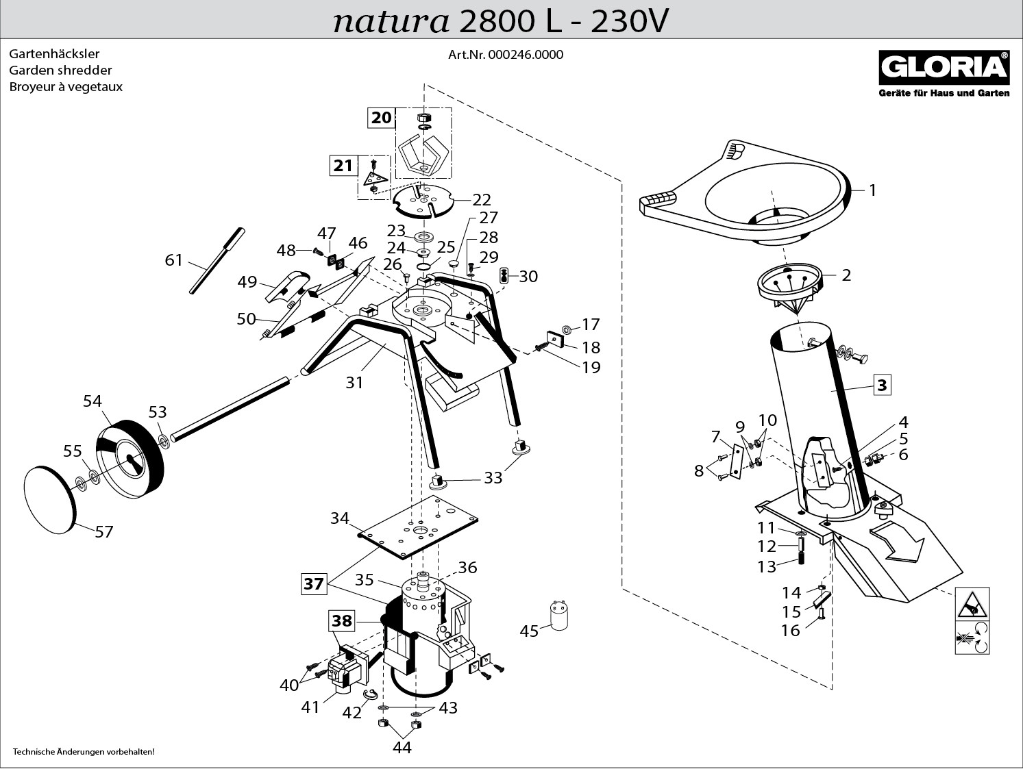 natura 2800L - 230V (ab Bj. 2006) natura 2800L - 230V (ab Bj. 2006)