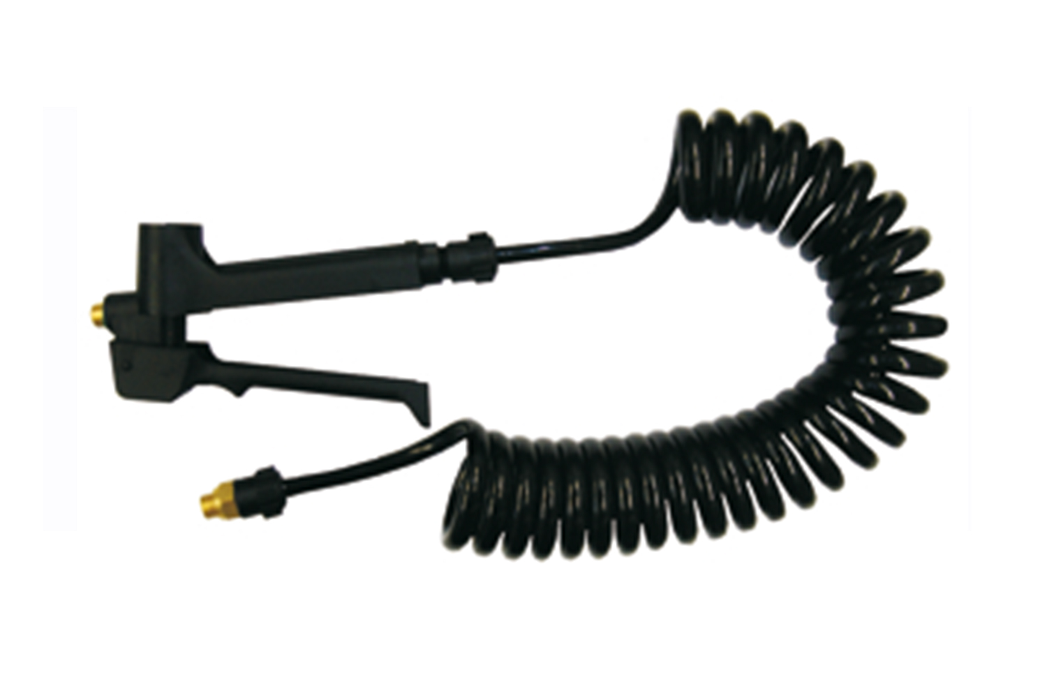 Hose line incl. quick-acting valve